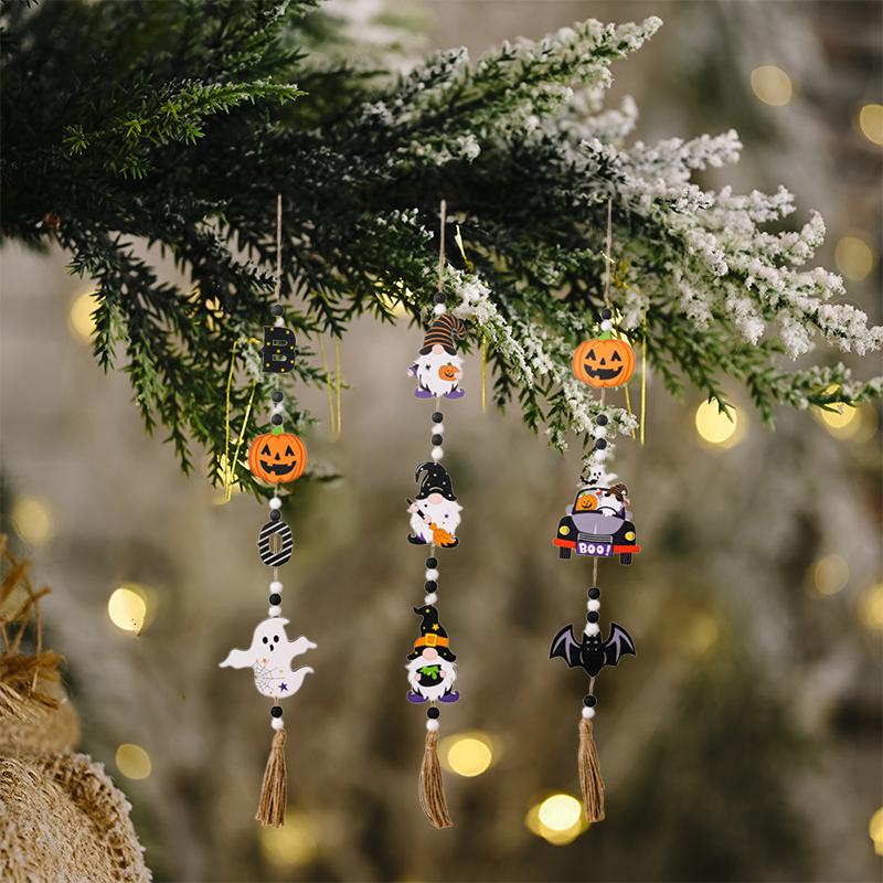 3 Pcs Halloween Wooden Tassel Beads Pendant Gnome Pumpkin Bat Ghost Wall Hanging Ornaments For Home Tiered Tray Decoration Props
3 Pcs Halloween Wooden Tassel Beads Pendant Gnome Pumpkin Bat Ghost Wall Hanging Ornaments For Home Tiered Tray Decoration Props
