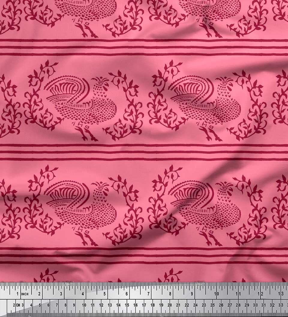 Тканина для рукоділля Soimoi Japan Crepe Satin Stripe, Leaves & Hen Block Printed Craft Тканина на метр 42 дюйма 42 Inch Wide - Poly Crepe рожевий
Тканина для рукоділля Soimoi Japan Crepe Satin Stripe, Leaves & Hen Block Printed Craft Тканина на метр 42 дюйма 42 Inch Wide - Poly Crepe рожевий