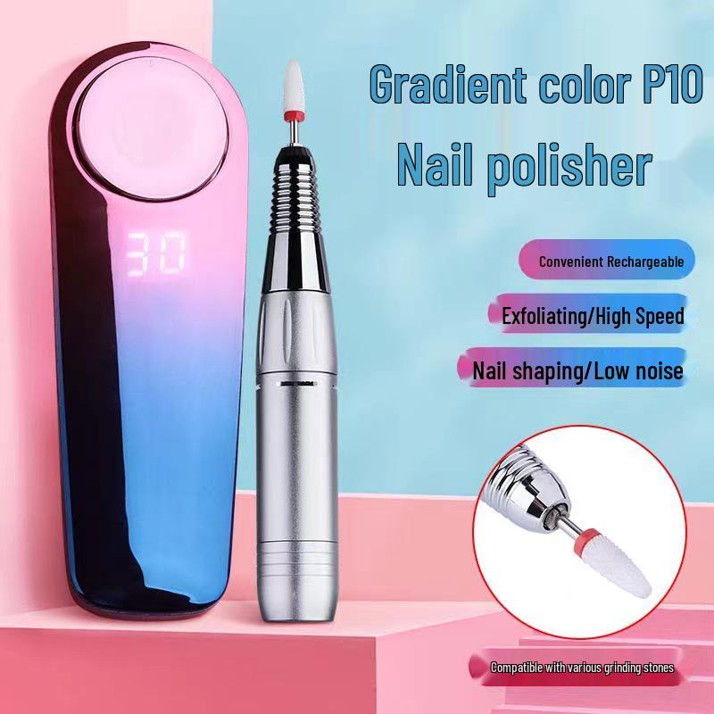 Gradient Color P10 Nail Drill Machine - Interchangeable Head Manicure Tool for Nail Shaping and Polishing. EU Plug
Gradient Color P10 Nail Drill Machine - Interchangeable Head Manicure Tool for Nail Shaping and Polishing. EU Plug