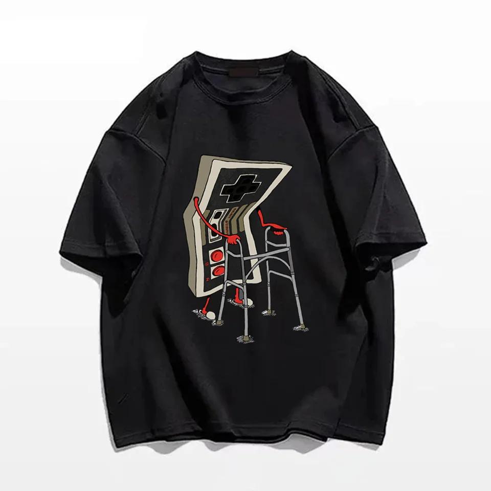 Old School Video Game T Shirt 80s Retro Designer Graphic T-Shirts Streetwear 1Cotton Vintage Tees Oversize Streetwear XXXXXL зелений
Old School Video Game T Shirt 80s Retro Designer Graphic T-Shirts Streetwear 1Cotton Vintage Tees Oversize Streetwear XXXXXL зелений