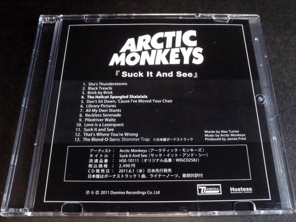 CD ARCTIC MONKEYS - Suck It And See HSE10111PROMO Domino, Hostess 2011 Japan Rock Used
CD ARCTIC MONKEYS - Suck It And See HSE10111PROMO Domino, Hostess 2011 Japan Rock Used