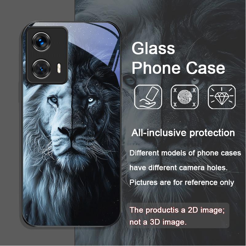 Luxurious Lion Pattern Tempered Glass Phone Case for Motorola Moto Edge 50 Fusion 40 Neo 30 Pro G85 G84 G75 G55 G54 Back Covers Motorola Edge 20
Luxurious Lion Pattern Tempered Glass Phone Case for Motorola Moto Edge 50 Fusion 40 Neo 30 Pro G85 G84 G75 G55 G54 Back Covers Motorola Edge 20