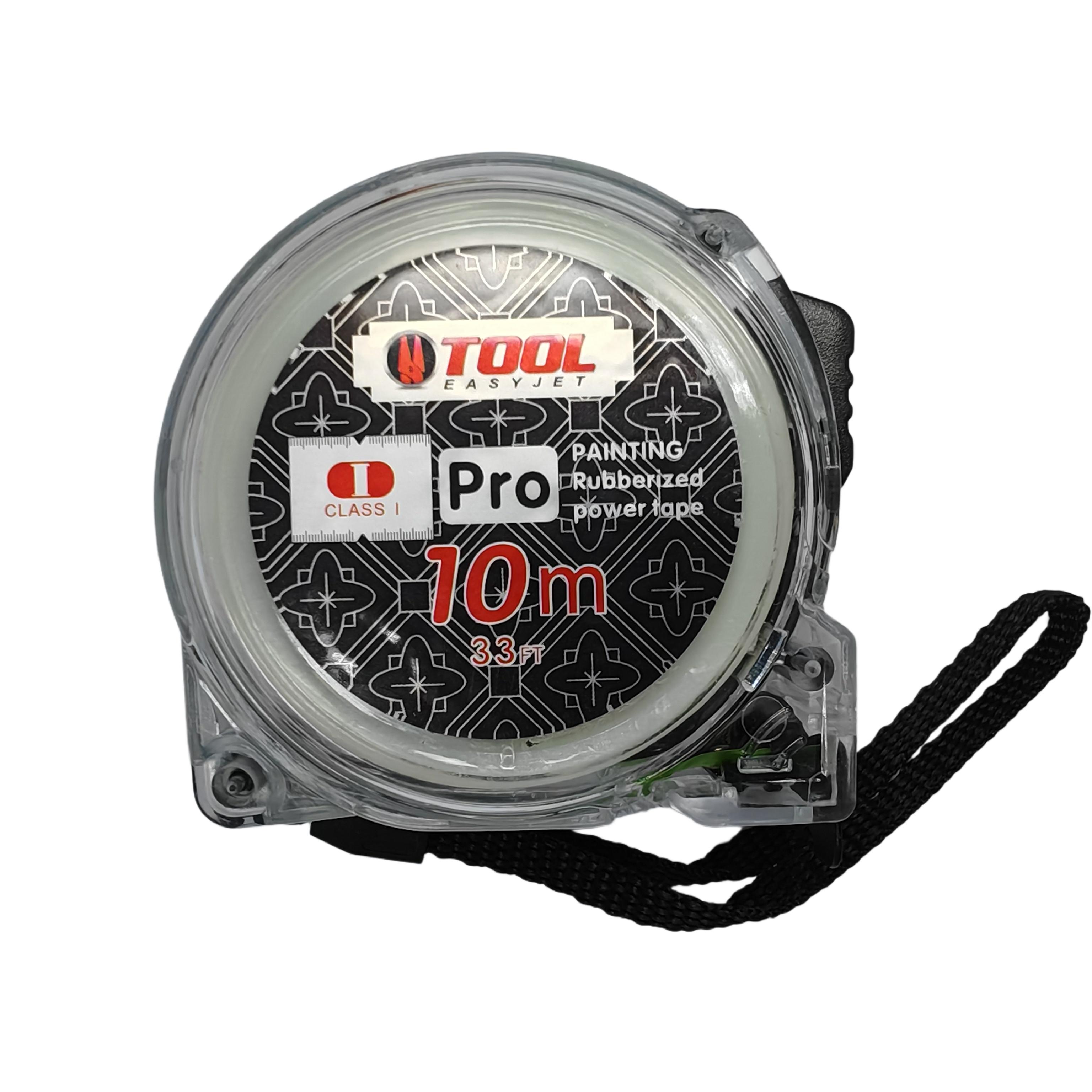 Самоблокирующаяся флуоресцентная рулетка стальная высокоточная лазерная струйная кодовая рулетка расширенная стальная измерительная лента 10m*25mm