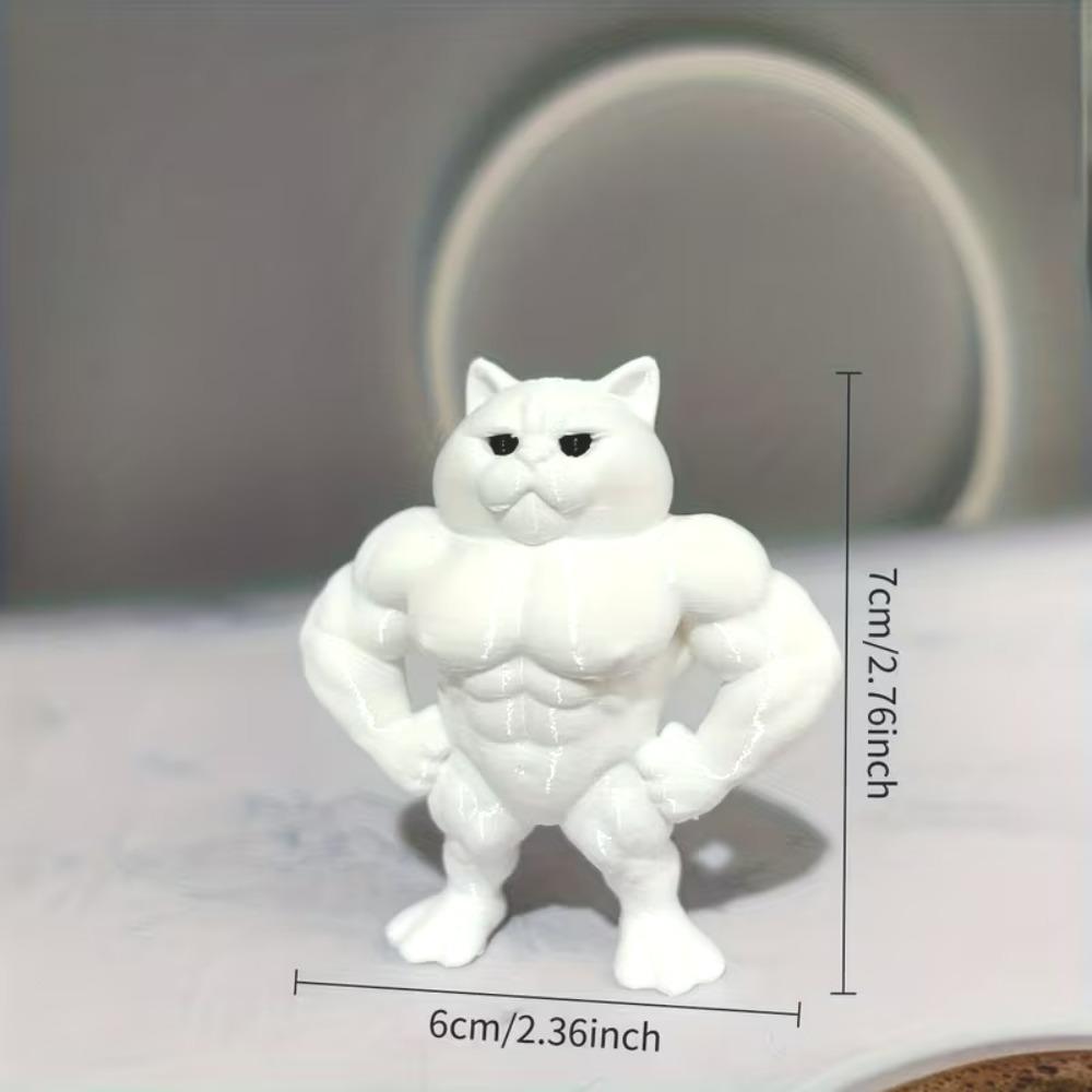 3D Printing Fun Muscle Cat Decorative Statues - Cute and Playful Muscle Cat Decorations for Cat Lovers and Fitness Enthusiasts
3D Printing Fun Muscle Cat Decorative Statues - Cute and Playful Muscle Cat Decorations for Cat Lovers and Fitness Enthusiasts