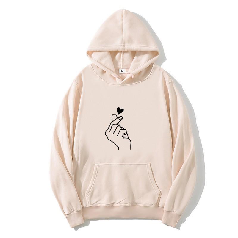 Love Heart Gesture Korean Trend European Style Hooded Jacket Pullover XXXL брудно-білий
Love Heart Gesture Korean Trend European Style Hooded Jacket Pullover XXXL брудно-білий