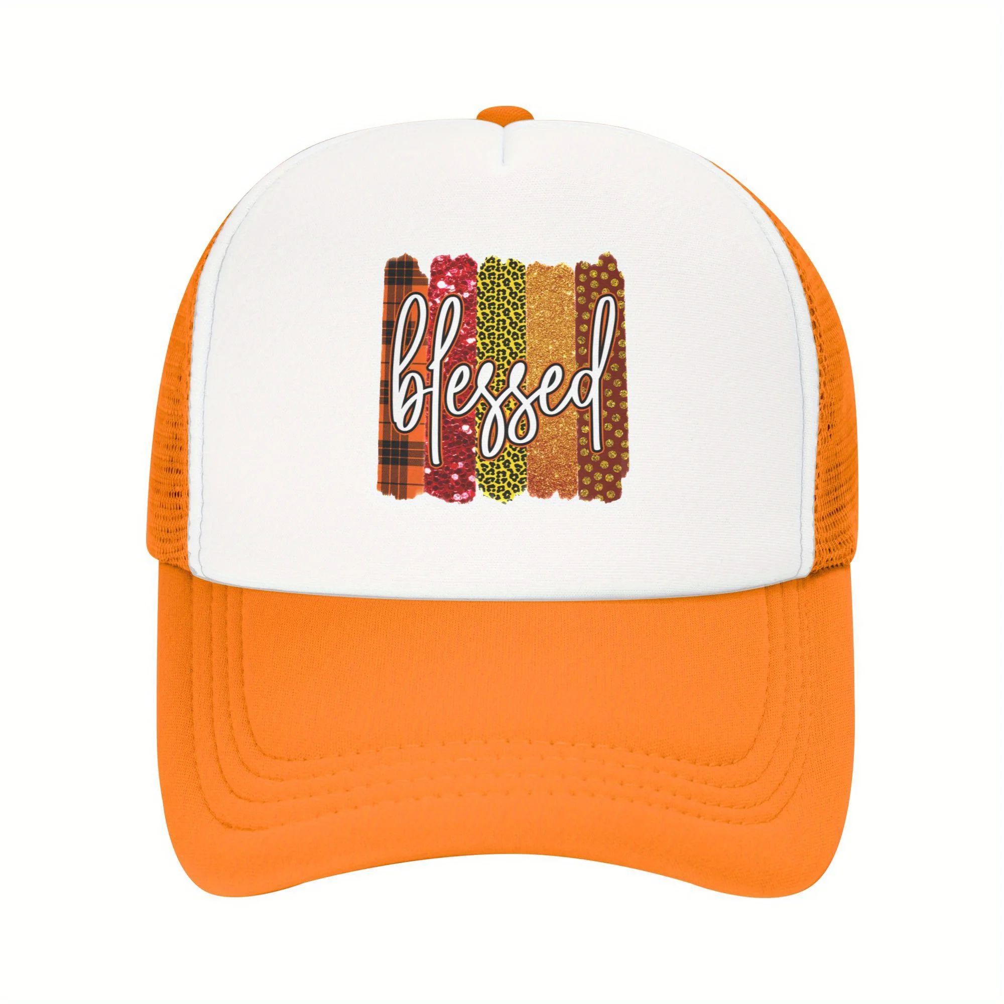 Blessed Fall Harvest Print Mesh Trucker Hat Polyester Casual Adjustable Baseball Cap for Adults Outdoor Sun Protection Adjustable
Blessed Fall Harvest Print Mesh Trucker Hat Polyester Casual Adjustable Baseball Cap for Adults Outdoor Sun Protection Adjustable