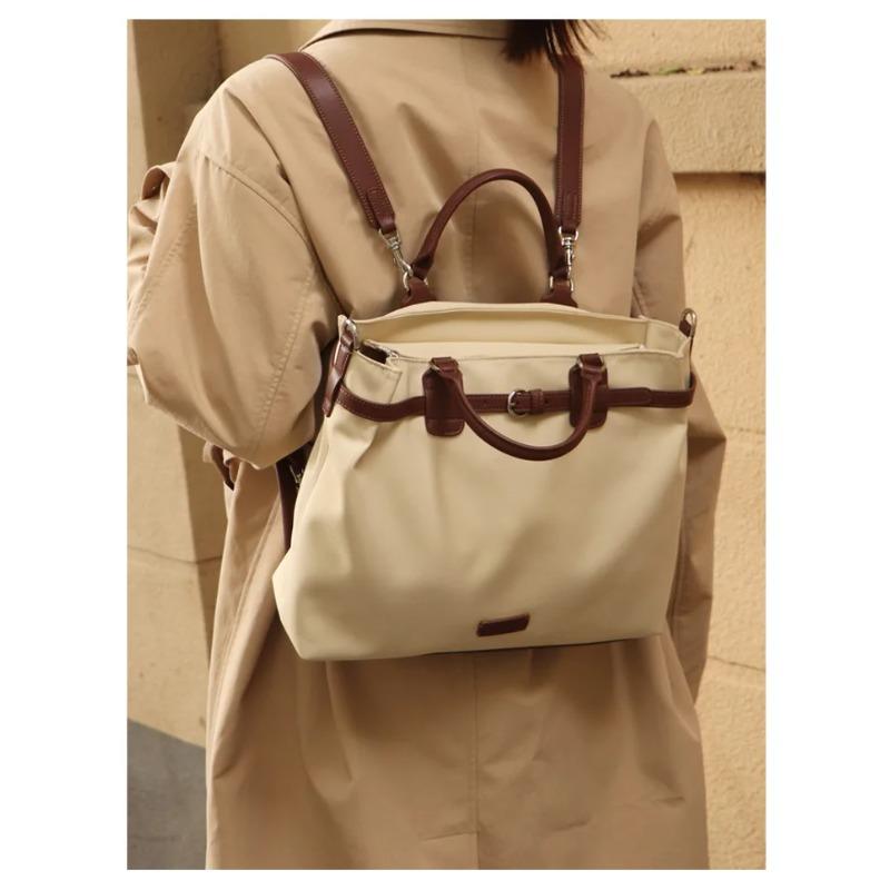 Fashi Lage Capacity Women Tote Bag Commuting Simple Solid Female Messenger Bag High Quality Nyl Backpack Shoulder Bag 30X10X27CM бежевий
Fashi Lage Capacity Women Tote Bag Commuting Simple Solid Female Messenger Bag High Quality Nyl Backpack Shoulder Bag 30X10X27CM бежевий