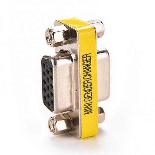 New Mini Female to Female VGA HD15 Pin Gender Changer Converter Adapter Connector жёлтый
New Mini Female to Female VGA HD15 Pin Gender Changer Converter Adapter Connector жёлтый