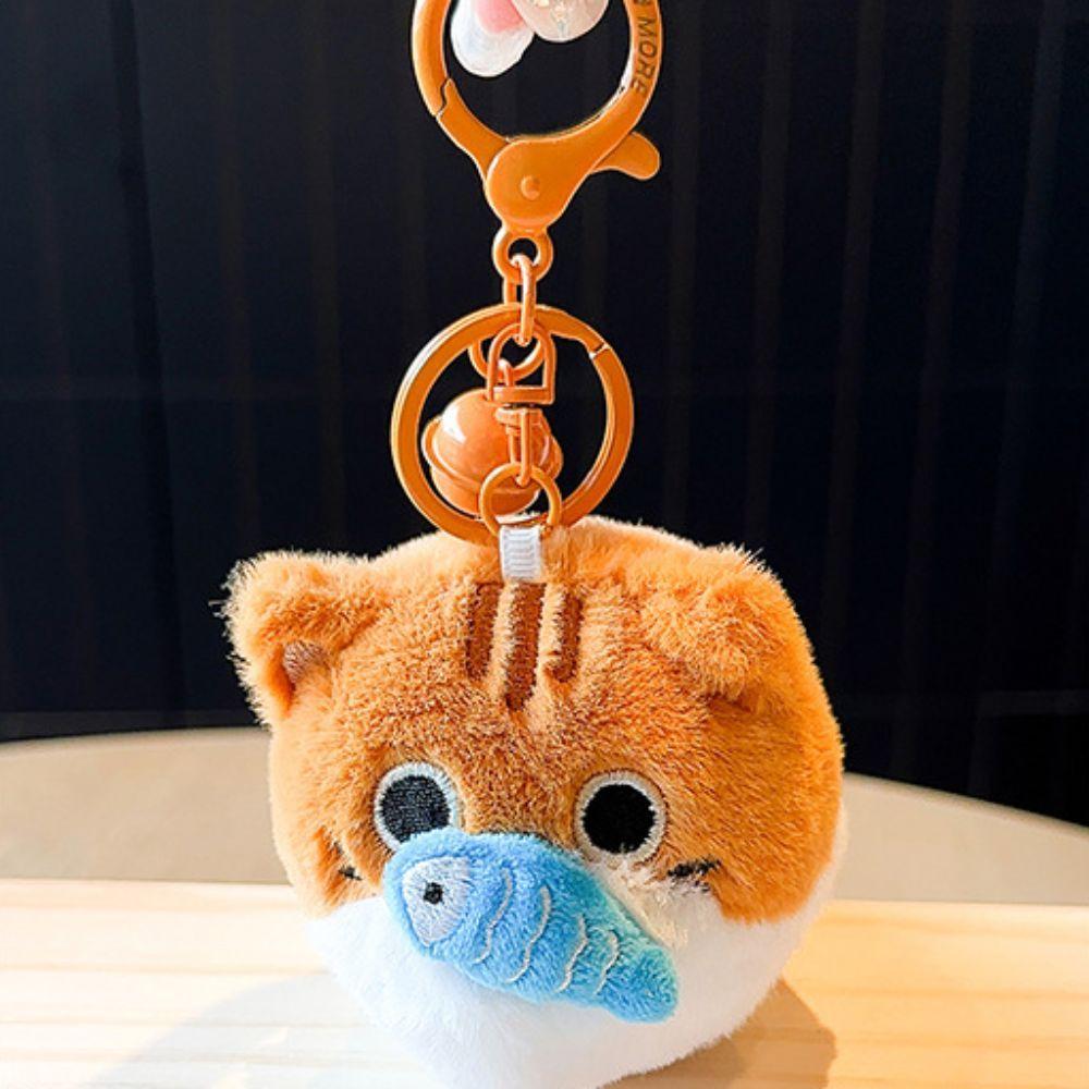 Trinket Cat Pull-out Toy Keychain Stuffed Plush Eat Fish‘s Cat Keychain School Bag Pendant
Trinket Cat Pull-out Toy Keychain Stuffed Plush Eat Fish‘s Cat Keychain School Bag Pendant