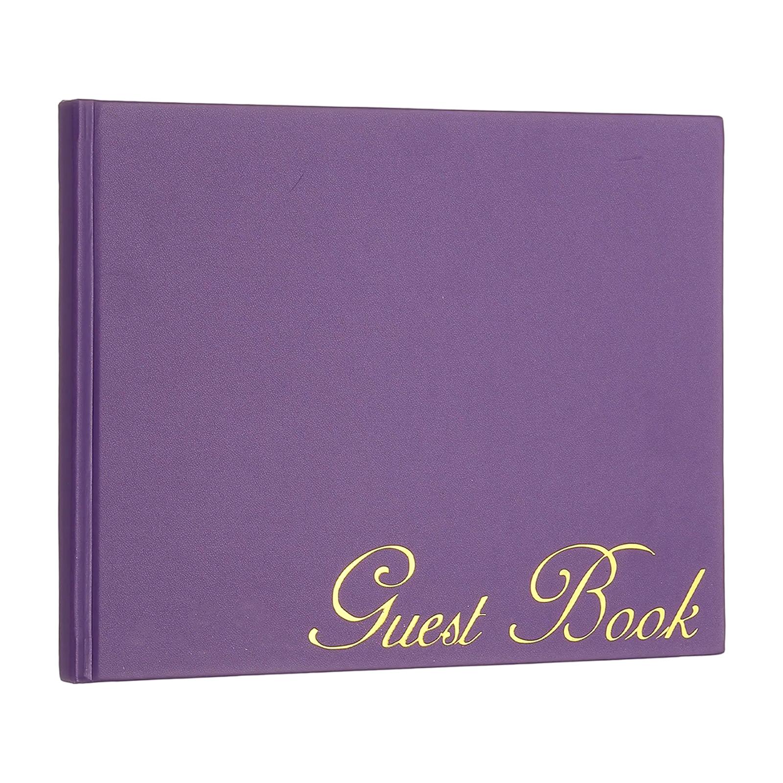 Elegant Guestbook 9x7 PU Leather Wedding Guest Book Stylish Sign in Book with 50 Blank 120GSM Paper for Receptions Birthdays 9 x7 Inch фіолетовий
Elegant Guestbook 9x7 PU Leather Wedding Guest Book Stylish Sign in Book with 50 Blank 120GSM Paper for Receptions Birthdays 9 x7 Inch фіолетовий