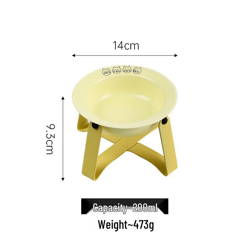 Korean Style UFO Cat Face Ceramic Pet Bowl with Iron Stand
Korean Style UFO Cat Face Ceramic Pet Bowl with Iron Stand