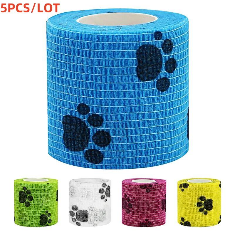 5PCS/LOT Elastic Bandage Self Adhesive Bandage Wrap Cohesive Tape Vet Wrap for Dog Cat Horse Pet Animals Ankle Sprains
5PCS/LOT Elastic Bandage Self Adhesive Bandage Wrap Cohesive Tape Vet Wrap for Dog Cat Horse Pet Animals Ankle Sprains
