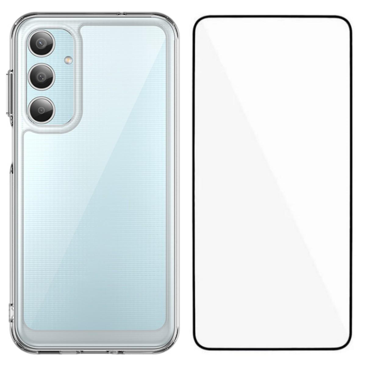 For Samsung Galaxy M35 5G Case WANLONFENG MF Series TPU Acrylic Clear Phone Cover with Tempered Glass Film Transparent
For Samsung Galaxy M35 5G Case WANLONFENG MF Series TPU Acrylic Clear Phone Cover with Tempered Glass Film Transparent
