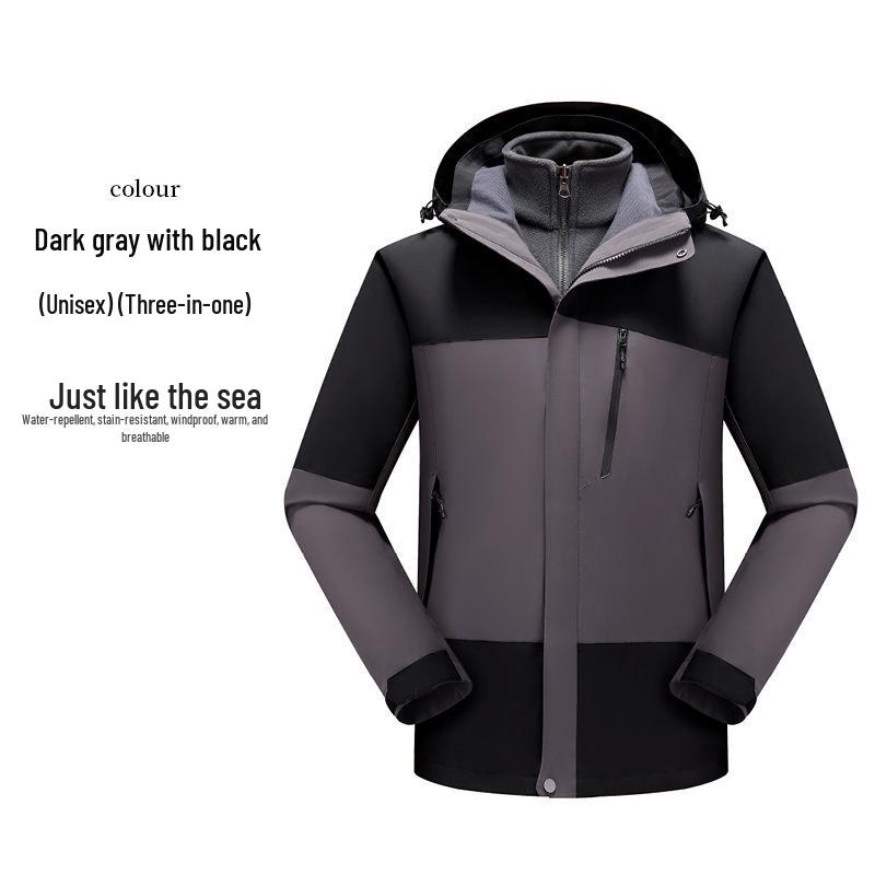 Унисекс штормовая куртка 3-в-1 2024: Съемное, Ветрозащитное и Водонепроницаемое Пальто для Альпинизма L
Унисекс штормовая куртка 3-в-1 2024: Съемное, Ветрозащитное и Водонепроницаемое Пальто для Альпинизма L