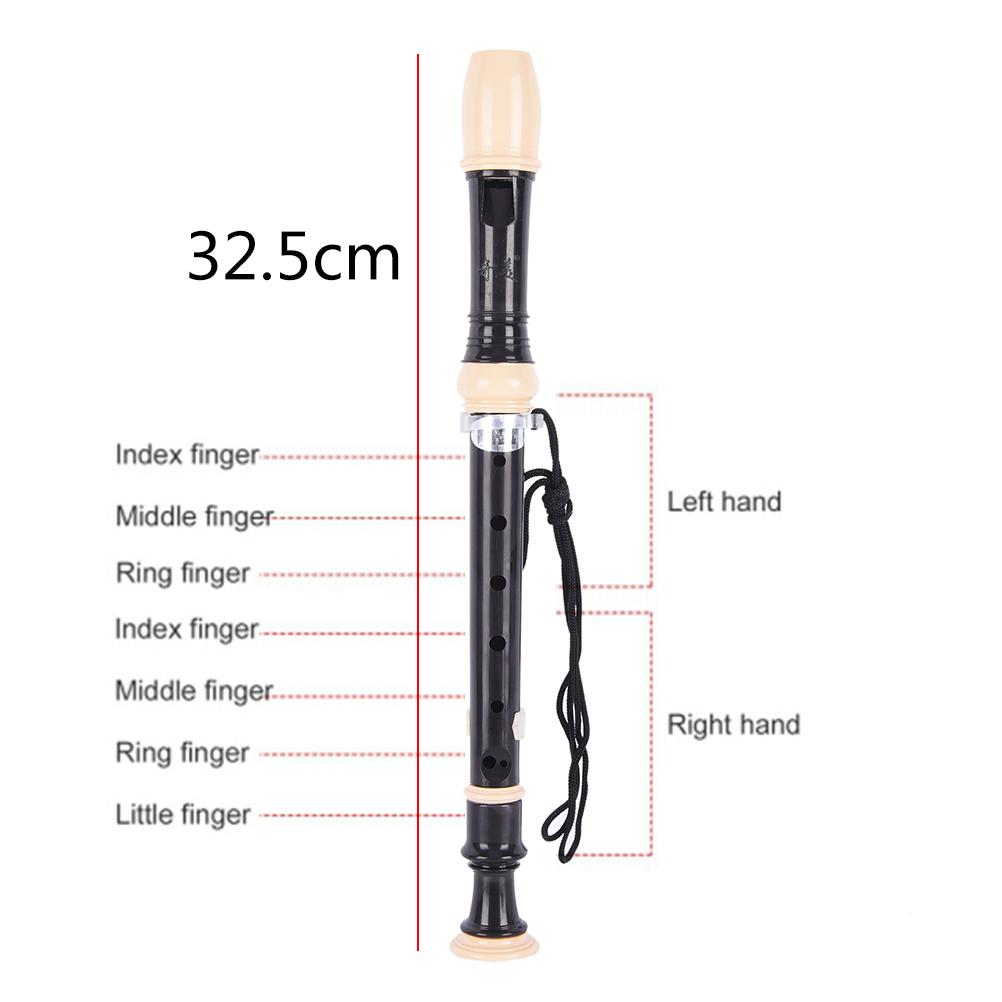 Professional 8 Hole ABS Flute Soprano Recorder for Beginner Kids Student Flute Flauta Woodwind Musical Instruments Clarinet Rod чорний
Professional 8 Hole ABS Flute Soprano Recorder for Beginner Kids Student Flute Flauta Woodwind Musical Instruments Clarinet Rod чорний
