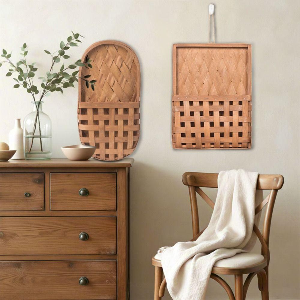 Wood Hanging Flower Basket Handmade Storage Basket Artificial Plant Holder For Balcony Living Room Style 2
Wood Hanging Flower Basket Handmade Storage Basket Artificial Plant Holder For Balcony Living Room Style 2
