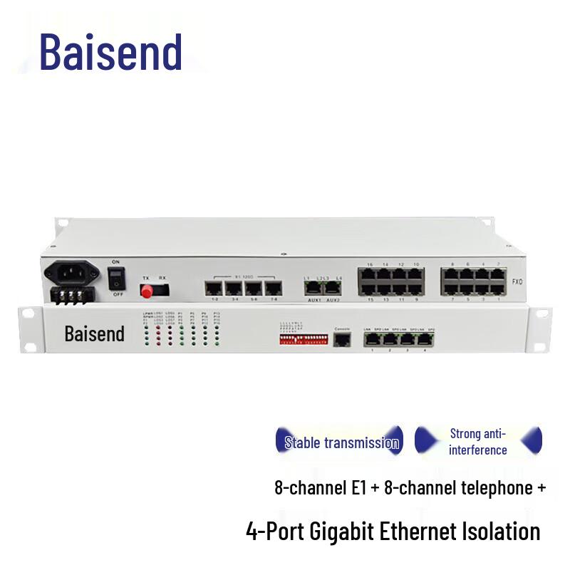 Baisende Multi-Service Fiber Optic Transceiver
Baisende Multi-Service Fiber Optic Transceiver