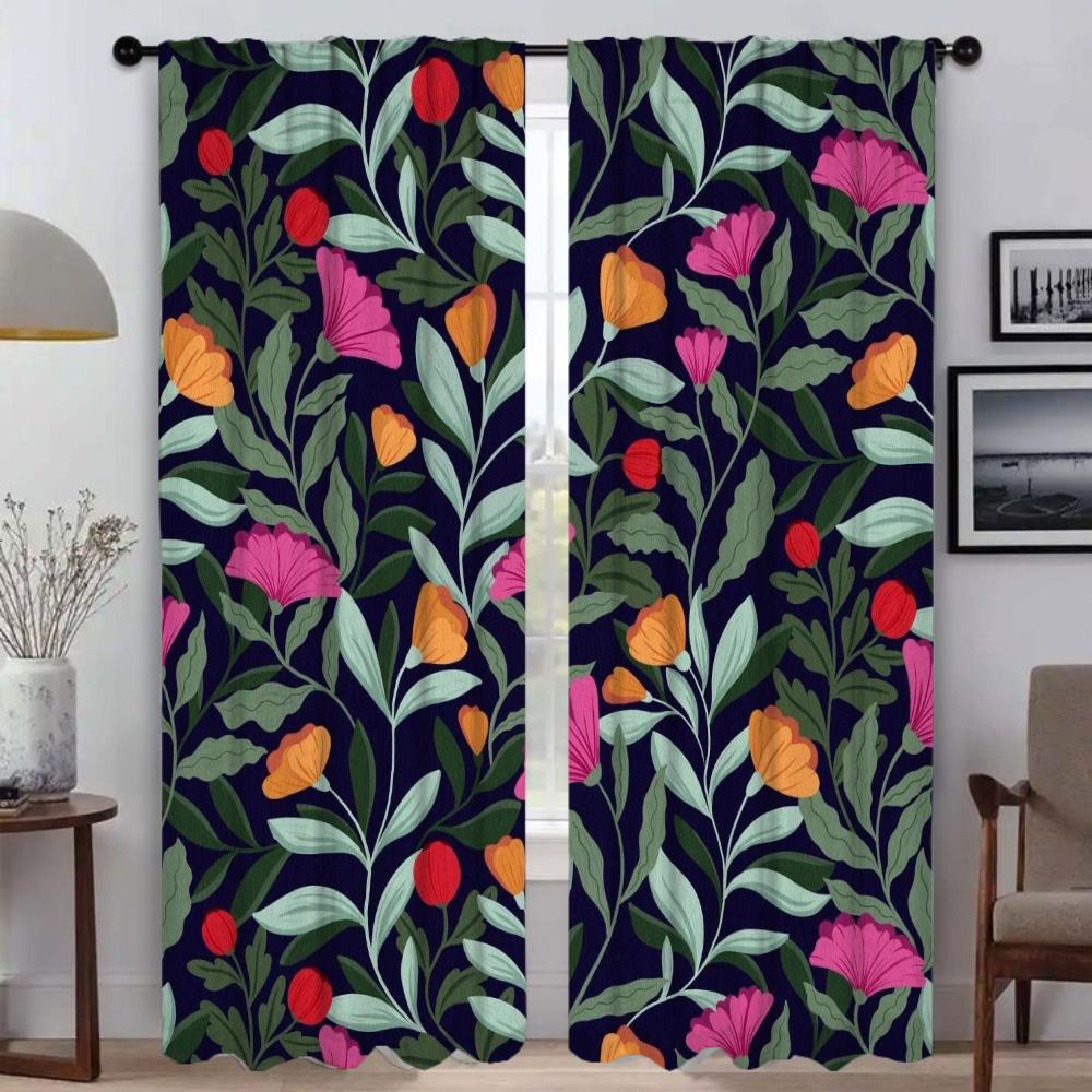 Vintage Printing Tulle Bedroom Halloween Decoration Anti Mosquito Curtains Living Room Curtain Partition Camera With Light Blocking Polyester Perfect W100*H70(CM)-Rod Pocket&2PCS
Vintage Printing Tulle Bedroom Halloween Decoration Anti Mosquito Curtains Living Room Curtain Partition Camera With Light Blocking Polyester Perfect W100*H70(CM)-Rod Pocket&2PCS