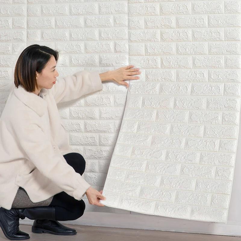5mx70cm 3D DIY Brick Wall Stickers Decor Self-Adhesive Wallpaper for Kid Room Bedroom Kitchen Home Wallcovering Decor 70cmx5m
5mx70cm 3D DIY Brick Wall Stickers Decor Self-Adhesive Wallpaper for Kid Room Bedroom Kitchen Home Wallcovering Decor 70cmx5m