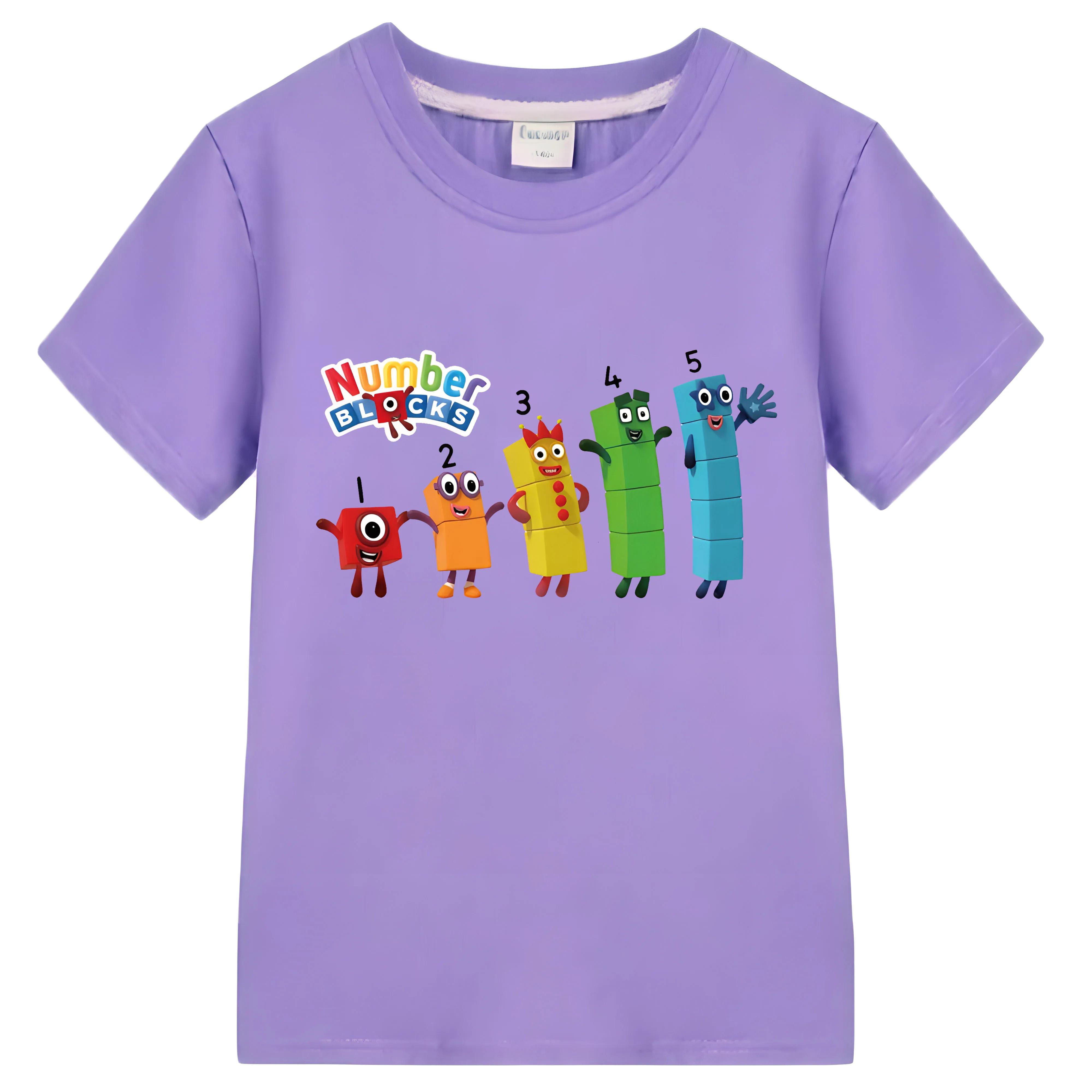 Футболка с принтом NumberBlocks для детей, мальчик 10 лет, цельная футболка с рисунком, летняя хлопковая короткая, топы Kawaii y2k, детская одежда для девочек 130 фиолетовый
Футболка с принтом NumberBlocks для детей, мальчик 10 лет, цельная футболка с рисунком, летняя хлопковая короткая, топы Kawaii y2k, детская одежда для девочек 130 фиолетовый