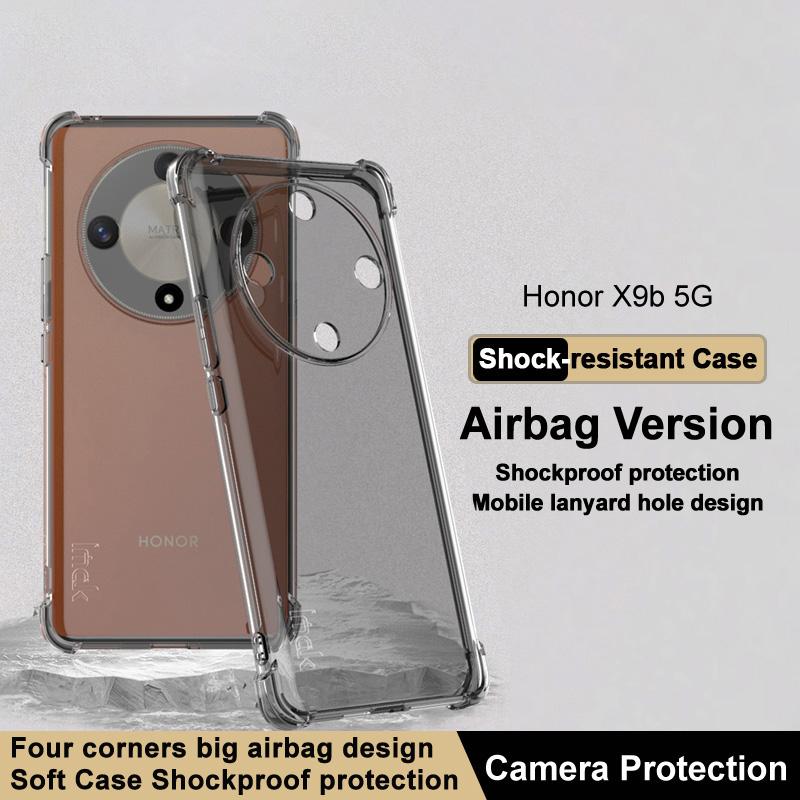 IMAK For Honor X9b 5G/Magic6 Lite 5G Phone Case Scratch-proof Airbag Corner TPU Cover Transparent Black
IMAK For Honor X9b 5G/Magic6 Lite 5G Phone Case Scratch-proof Airbag Corner TPU Cover Transparent Black