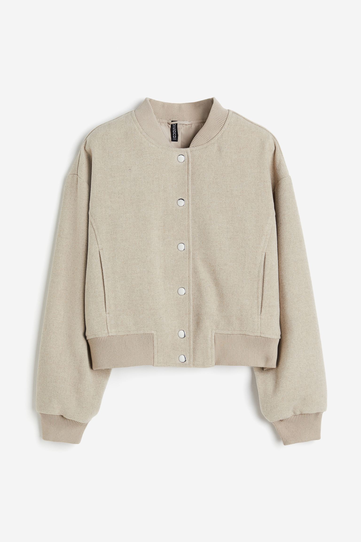 Бомбер из валяного материала 
Бомбер из валяного материала