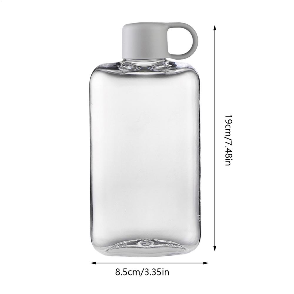 Flat Water Bottle 500ml Portable Flat Leakproof Cup Rectangular Water Bottle For Freezer Juice Beverage Coffee Drink Camping сірий колір
Flat Water Bottle 500ml Portable Flat Leakproof Cup Rectangular Water Bottle For Freezer Juice Beverage Coffee Drink Camping сірий колір