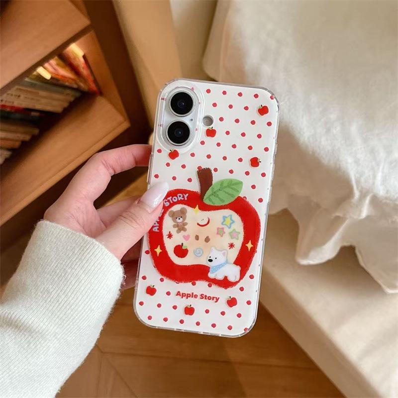 Red Polka Dot iPhone17/16 Pro Max/15/14 Case - Cute Bear & Dog Design for Women iPhone 17 Pro
Red Polka Dot iPhone17/16 Pro Max/15/14 Case - Cute Bear & Dog Design for Women iPhone 17 Pro
