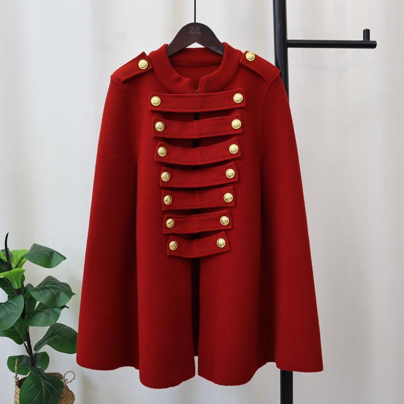 Autumn and winter new medium and long styles, loose temperament knitted double-sided woolen cloak, sweater, shawl women one size fits all червоний
Autumn and winter new medium and long styles, loose temperament knitted double-sided woolen cloak, sweater, shawl women one size fits all червоний