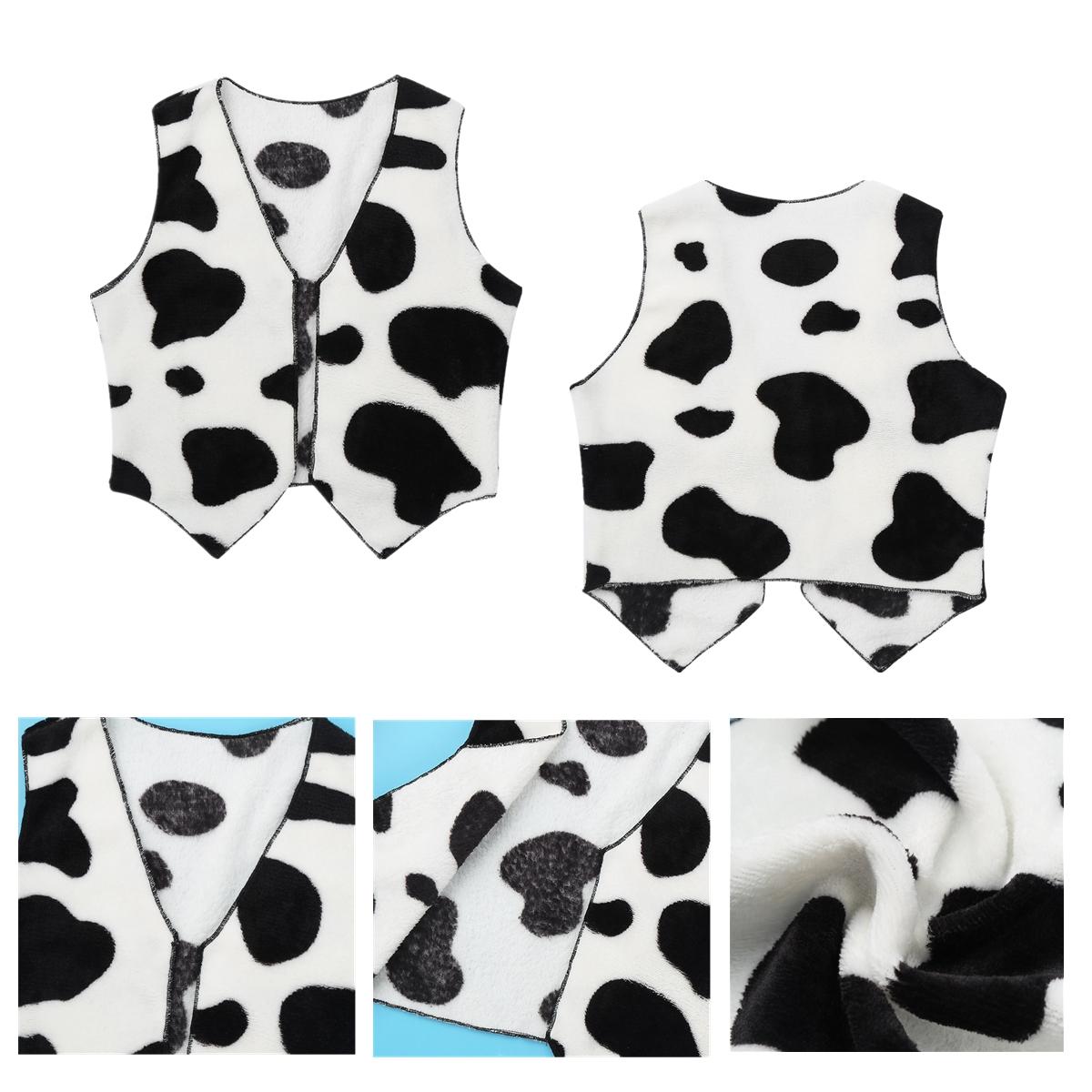Kids Waistcoat Outerwear Soft Flannel Sleeveless Open Front Vest Tops for Dress Up Party 4-5 Years чорний/білий
Kids Waistcoat Outerwear Soft Flannel Sleeveless Open Front Vest Tops for Dress Up Party 4-5 Years чорний/білий