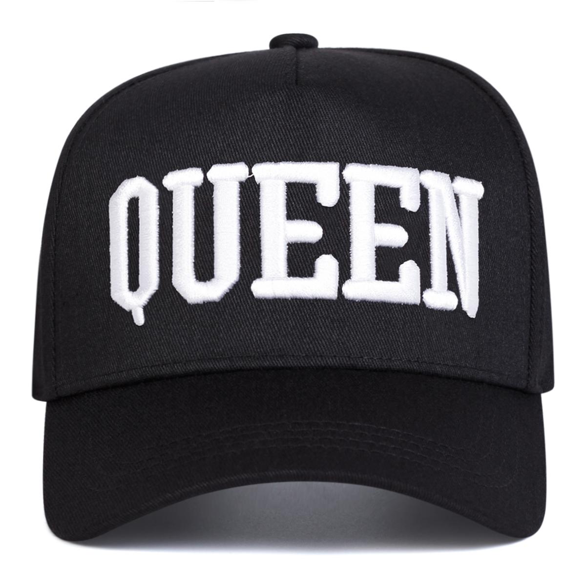 Unisex QUEEN KING Letter Embroidery Baseball Caps Spring and Autumn Outdoor Adjustable Casual Hats Sunscreen Hat Sports Cap чорний білий колір
Unisex QUEEN KING Letter Embroidery Baseball Caps Spring and Autumn Outdoor Adjustable Casual Hats Sunscreen Hat Sports Cap чорний білий колір