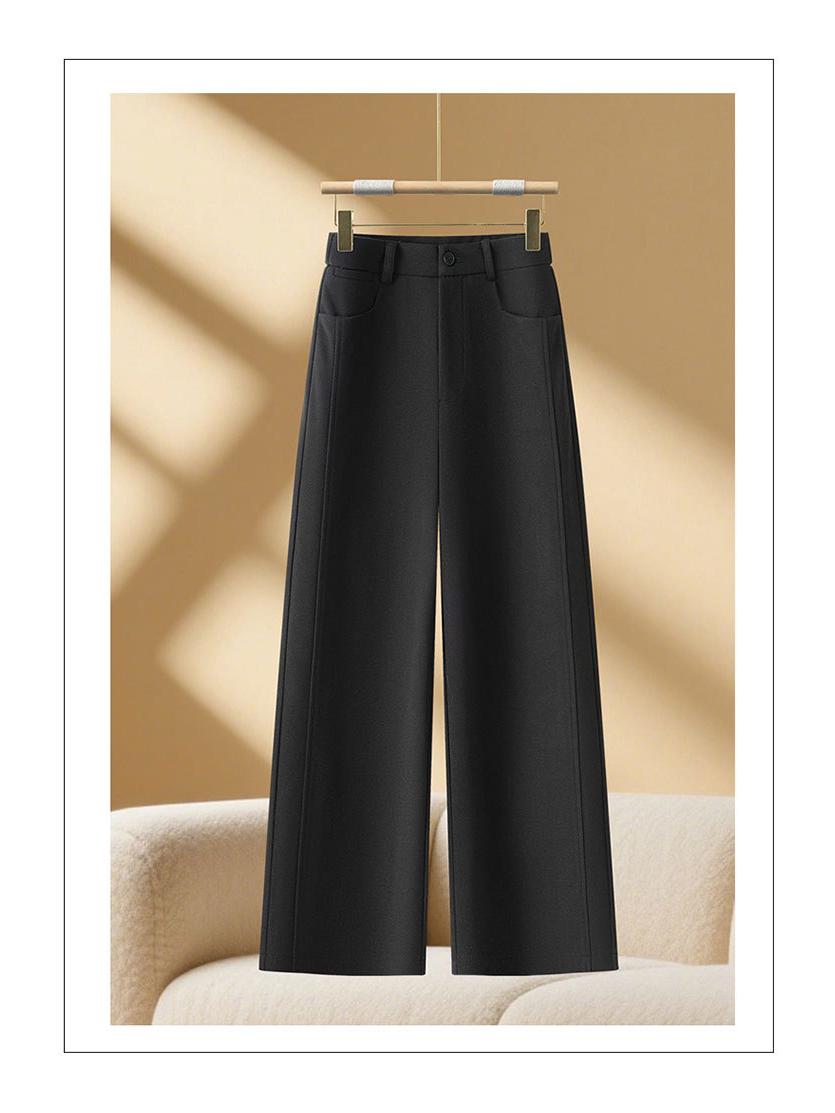 Women s High-Waisted Cashmere Wide-Leg Pants - Autumn/Winter 2025 Fashion, Plus Velvet Wool, Straight-Leg Drapey Style 27/M (95-105 Jin) чорний
Women s High-Waisted Cashmere Wide-Leg Pants - Autumn/Winter 2025 Fashion, Plus Velvet Wool, Straight-Leg Drapey Style 27/M (95-105 Jin) чорний