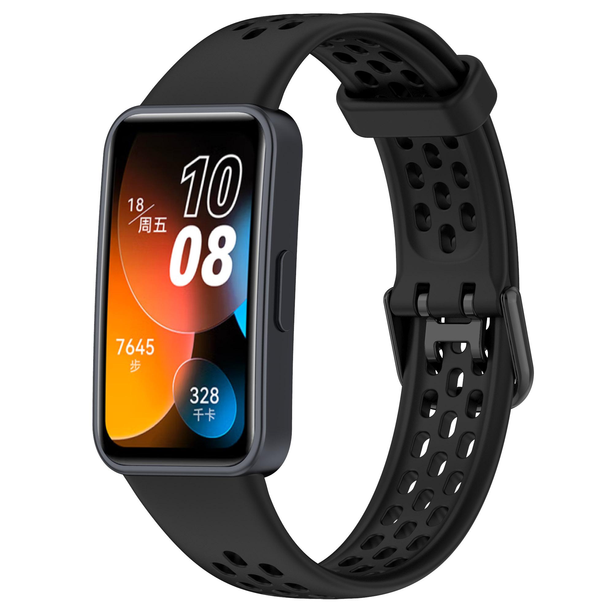 For Huawei Band 8/Band 8 NFC/Band 9/Band 9 NFC Breathable Silicone Smart Watch Strap Comfortable Wearing Wrist Band Black
For Huawei Band 8/Band 8 NFC/Band 9/Band 9 NFC Breathable Silicone Smart Watch Strap Comfortable Wearing Wrist Band Black