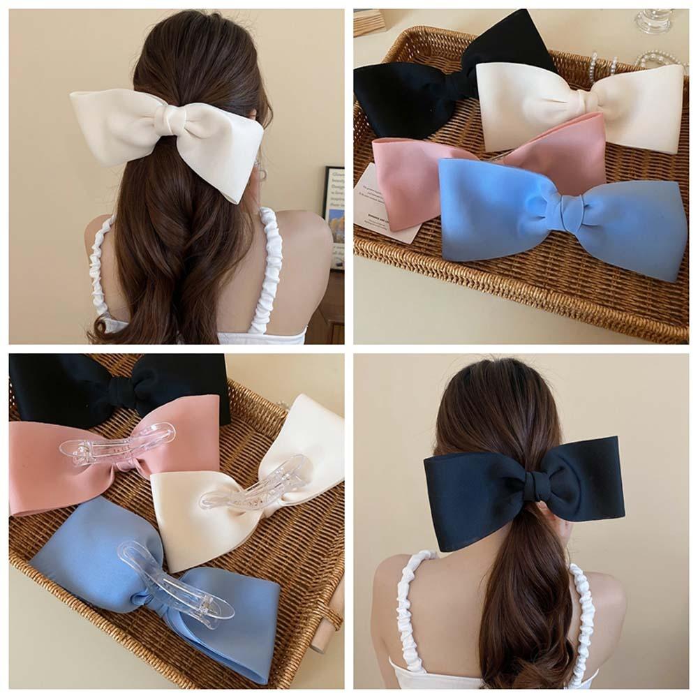 Female Hair Accessories Korean Bow Hairpin Duckbill Clip Large Bowknot Hair Clip Holiday синий
Female Hair Accessories Korean Bow Hairpin Duckbill Clip Large Bowknot Hair Clip Holiday синий