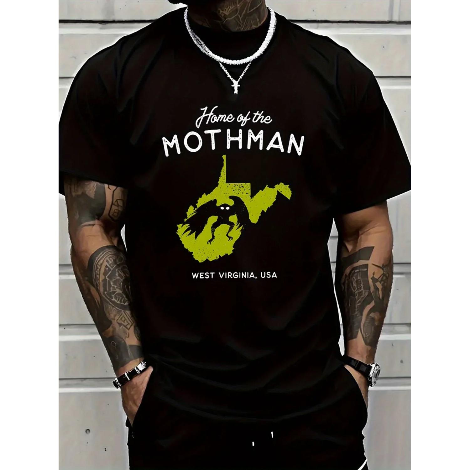Home of The Mothman Green Moth West Virginia T-Shirt 100% Cotton O-Neck Short Sleeve Summer Casual Mens T-shirt Streetwear S чёрный
Home of The Mothman Green Moth West Virginia T-Shirt 100% Cotton O-Neck Short Sleeve Summer Casual Mens T-shirt Streetwear S чёрный