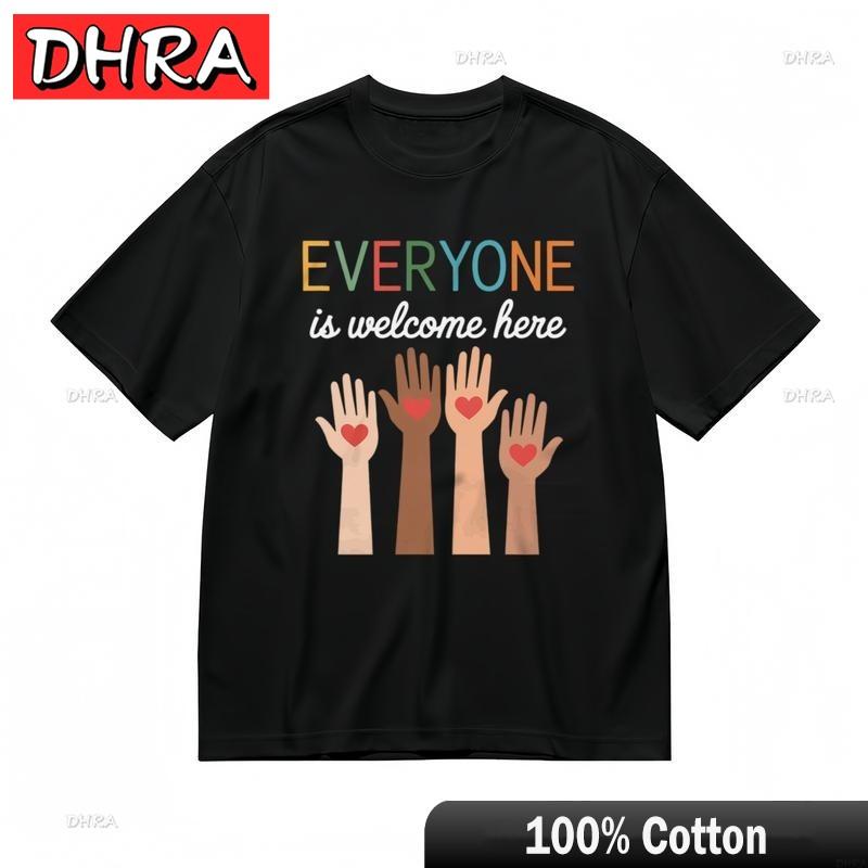 Unisexs Comfortable Classic TShirt Inclusion Message Rainbow Text Design Tee Streetwear Clothing Tshirts for Summer TShirt Unisex 4XL
Unisexs Comfortable Classic TShirt Inclusion Message Rainbow Text Design Tee Streetwear Clothing Tshirts for Summer TShirt Unisex 4XL