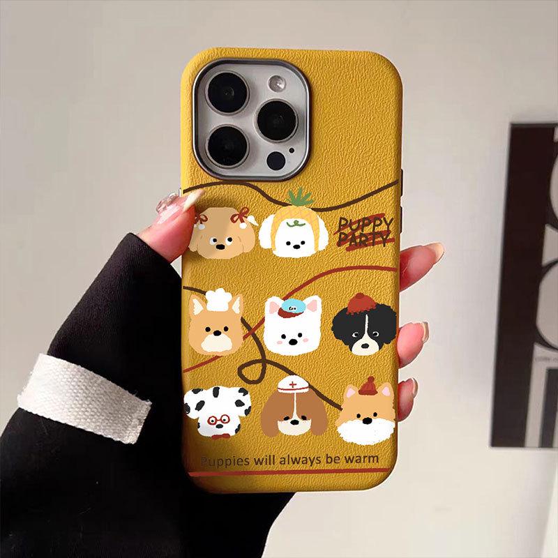 Милый защитный чехол из кожи с зернистым рисунком в виде животного для iPhone 13/14/15/16 Pro Max с гальванической рамкой iPhone 15 Plus
Милый защитный чехол из кожи с зернистым рисунком в виде животного для iPhone 13/14/15/16 Pro Max с гальванической рамкой iPhone 15 Plus
