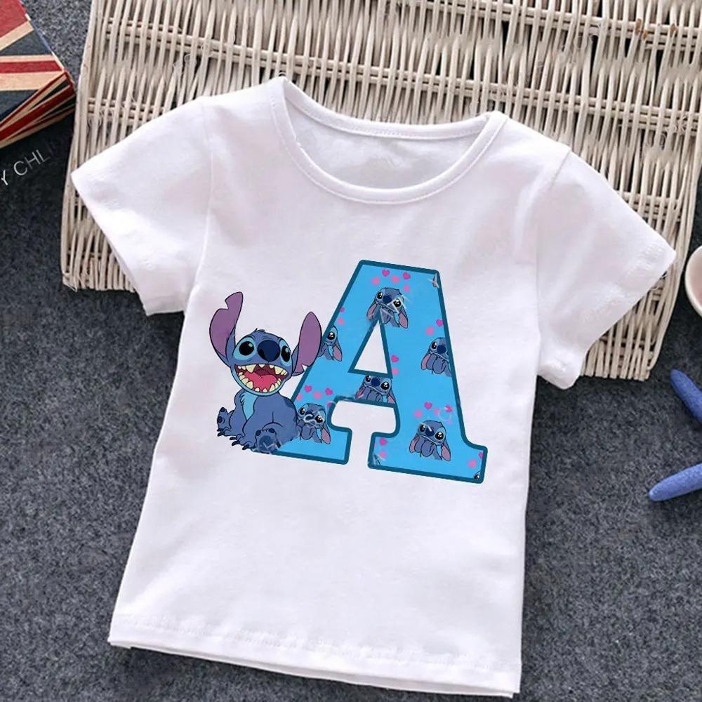 Stitch Letter A B C D Children s T-shirt Combination T-shirt Cartoon Kawaii Children s Casual Wear Girl Boy Harajuku Top 110
Stitch Letter A B C D Children s T-shirt Combination T-shirt Cartoon Kawaii Children s Casual Wear Girl Boy Harajuku Top 110
