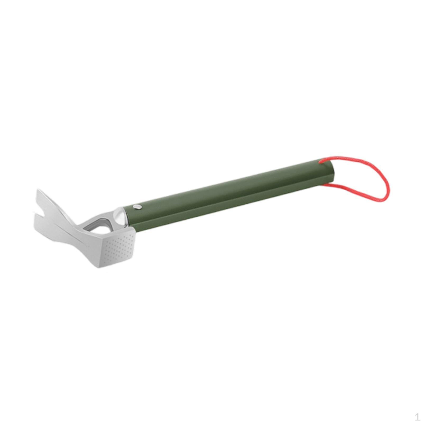 Tent Stake Hammer Peg Puller for Gardening Outdoor Activities Fishing зелений
Tent Stake Hammer Peg Puller for Gardening Outdoor Activities Fishing зелений