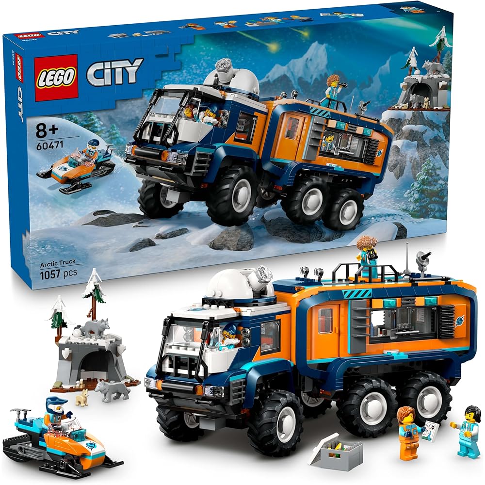 LEGO City Arctic Exploration Mobile Lab Toy for Kids Ages 8-10 Building Blocks Set 60471
LEGO City Arctic Exploration Mobile Lab Toy for Kids Ages 8-10 Building Blocks Set 60471