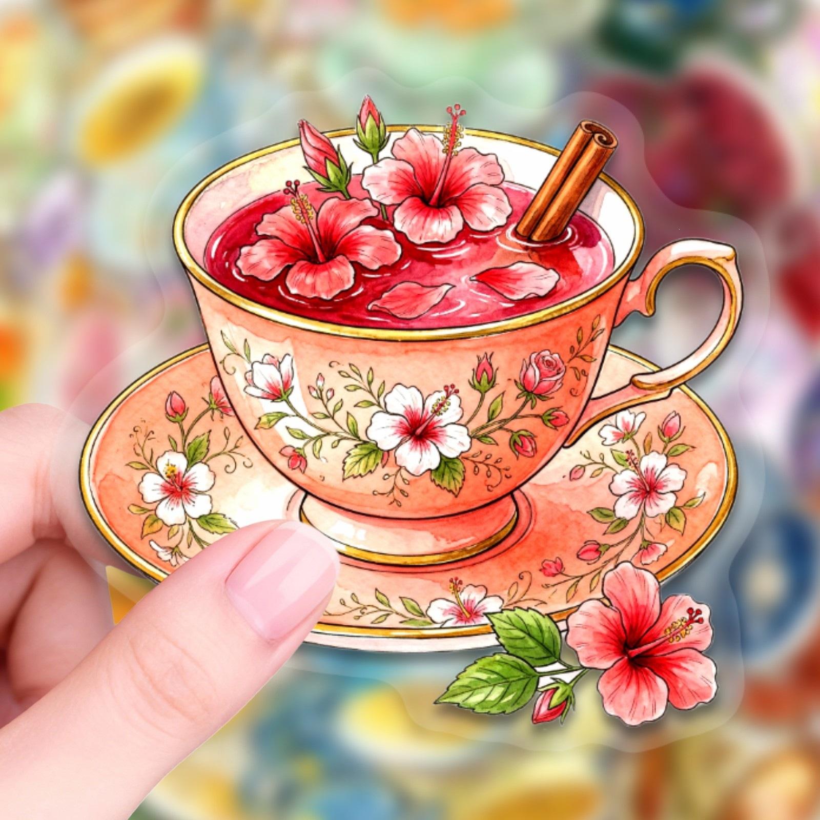 50 Teacups Pet Transparent Drink Stickers Mobile Phone Case Computer Decorative Water Cup Waterproof Sticker
50 Teacups Pet Transparent Drink Stickers Mobile Phone Case Computer Decorative Water Cup Waterproof Sticker