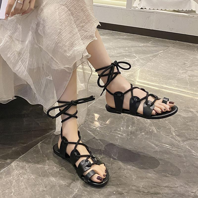 Roman toe brown sandals fairy summer fairy wind flats casual soft-soled seaside vacation beach shoes 36 чёрный
Roman toe brown sandals fairy summer fairy wind flats casual soft-soled seaside vacation beach shoes 36 чёрный