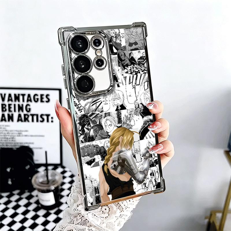 F-ullmetal A-Alchemist Anime Plating Phone Case For Samsung Galaxy S24 S25 FE S26 Edge S23 Ultra S22 S21 Plus S20 Anti-Fall Aira Samsung S22 Ultra
F-ullmetal A-Alchemist Anime Plating Phone Case For Samsung Galaxy S24 S25 FE S26 Edge S23 Ultra S22 S21 Plus S20 Anti-Fall Aira Samsung S22 Ultra