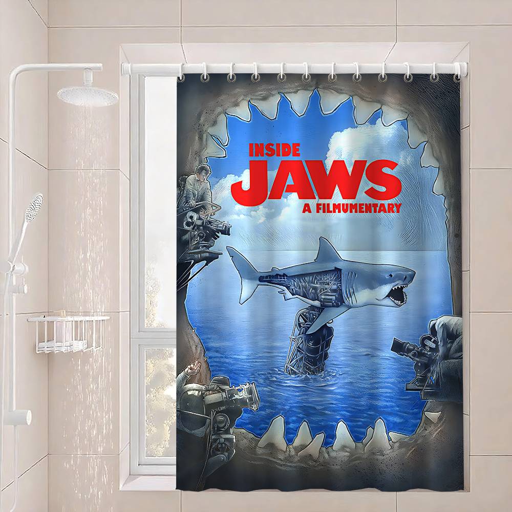 Movie J-Jaws Printing Bathroom Shower Curtain Polyester Waterproof And Mildew Proof Home Decoration Curtain 90x180 cm
Movie J-Jaws Printing Bathroom Shower Curtain Polyester Waterproof And Mildew Proof Home Decoration Curtain 90x180 cm