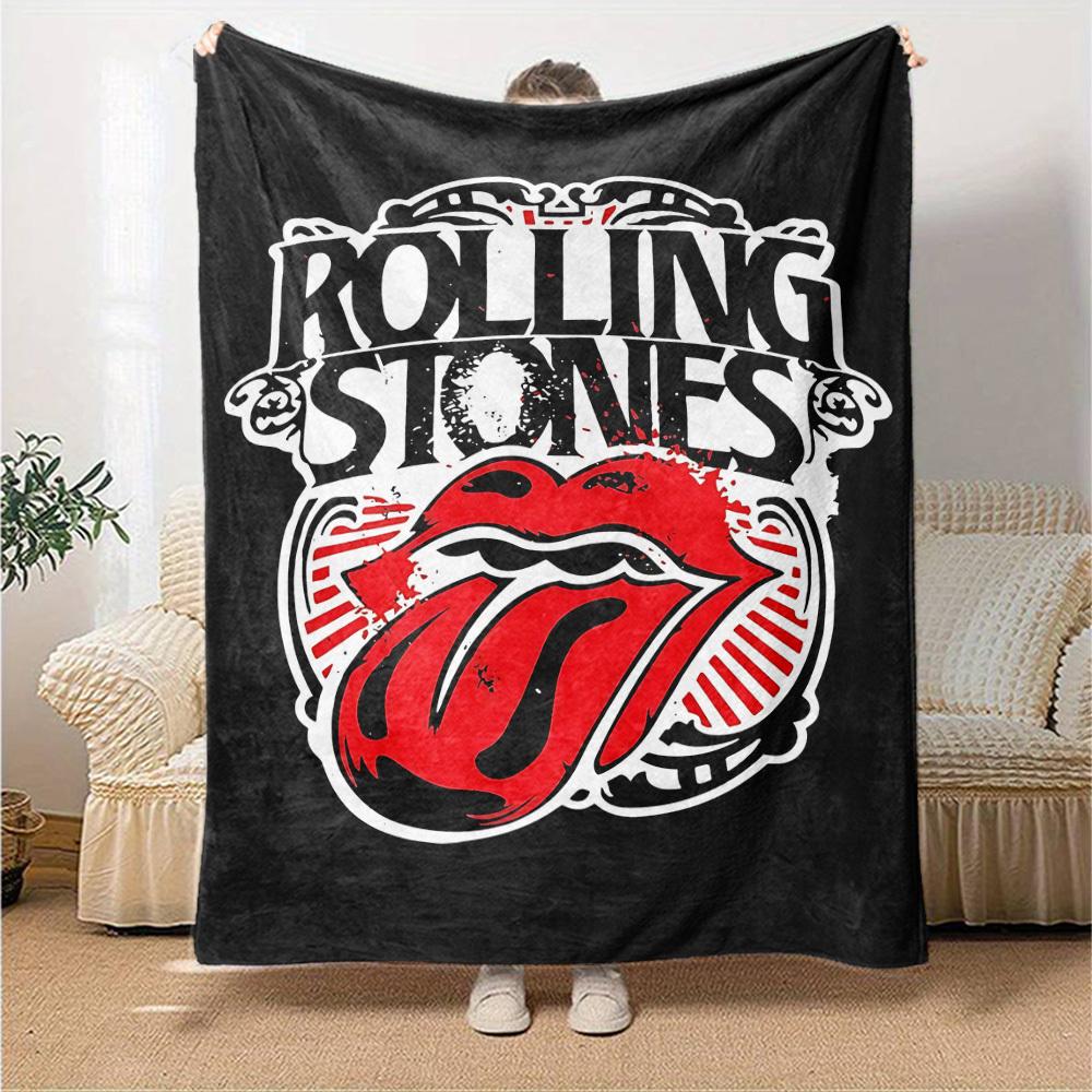 1 шт. Пледа ROLLING STONES, м яка, тепла, для сну, для дивана, софи, офісу, ліжка, кемпінгу, подорожей, зручна 150cmx200cm
1 шт. Пледа ROLLING STONES, м яка, тепла, для сну, для дивана, софи, офісу, ліжка, кемпінгу, подорожей, зручна 150cmx200cm