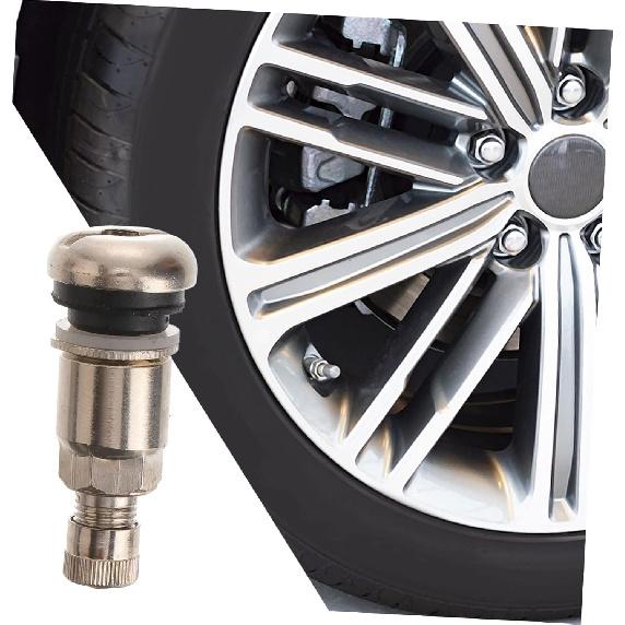 Bolt-in Tire Valve Stems 10Pcs Tubeless Car Truck Wheel Valve Nozzles Metal Air Leak Resistant Durable Replacement for Trailer Tires
Bolt-in Tire Valve Stems 10Pcs Tubeless Car Truck Wheel Valve Nozzles Metal Air Leak Resistant Durable Replacement for Trailer Tires