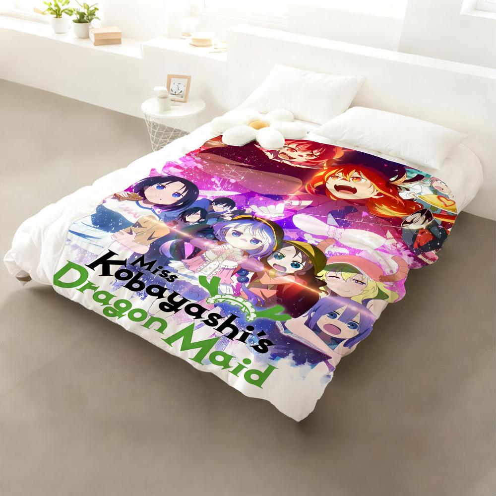 Anime Miss Kobayashi s Dragon Maid Throw Flannel Throw Blanket: Soft Kid-Friendly Warm Anti-Static All Season Washable Couch 75x90cm
Anime Miss Kobayashi s Dragon Maid Throw Flannel Throw Blanket: Soft Kid-Friendly Warm Anti-Static All Season Washable Couch 75x90cm