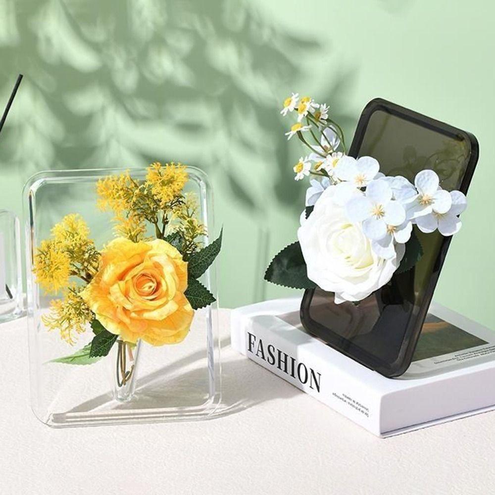 Modern Acrylic Photo Frame Vase Shatterproof Hydroponic Flower Pot Restaurant Centerpiece прозорий
Modern Acrylic Photo Frame Vase Shatterproof Hydroponic Flower Pot Restaurant Centerpiece прозорий