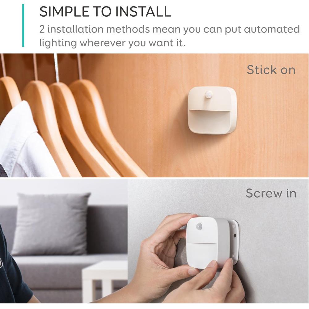 Motion Sensor LED Night Light AAA Battery Powered Lamp Cabinet Storages Kitchen Light Wall Stair Closet Aisle Bedroom Night Lamp
Motion Sensor LED Night Light AAA Battery Powered Lamp Cabinet Storages Kitchen Light Wall Stair Closet Aisle Bedroom Night Lamp