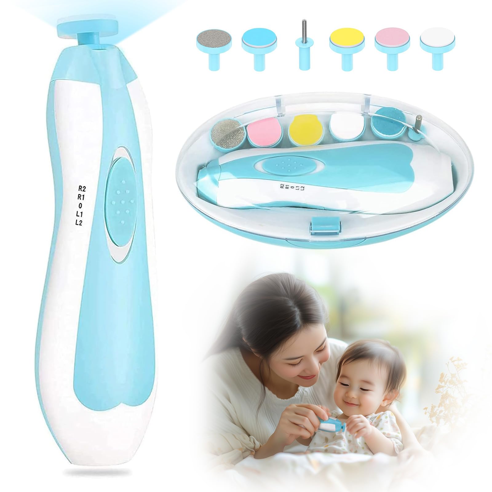 Новая модель, рекомендованная Nursery Baby Nail Electric Nail 6 типов сменных головок со светодиодами Baby Newborn Nail Birth Baby Nail Удобный гвоздь
Новая модель, рекомендованная Nursery Baby Nail Electric Nail 6 типов сменных головок со светодиодами Baby Newborn Nail Birth Baby Nail Удобный гвоздь
